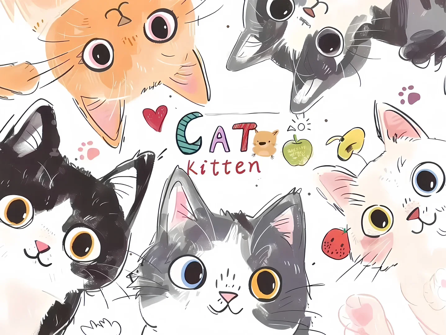 小猫壁纸｜iPad壁纸✨