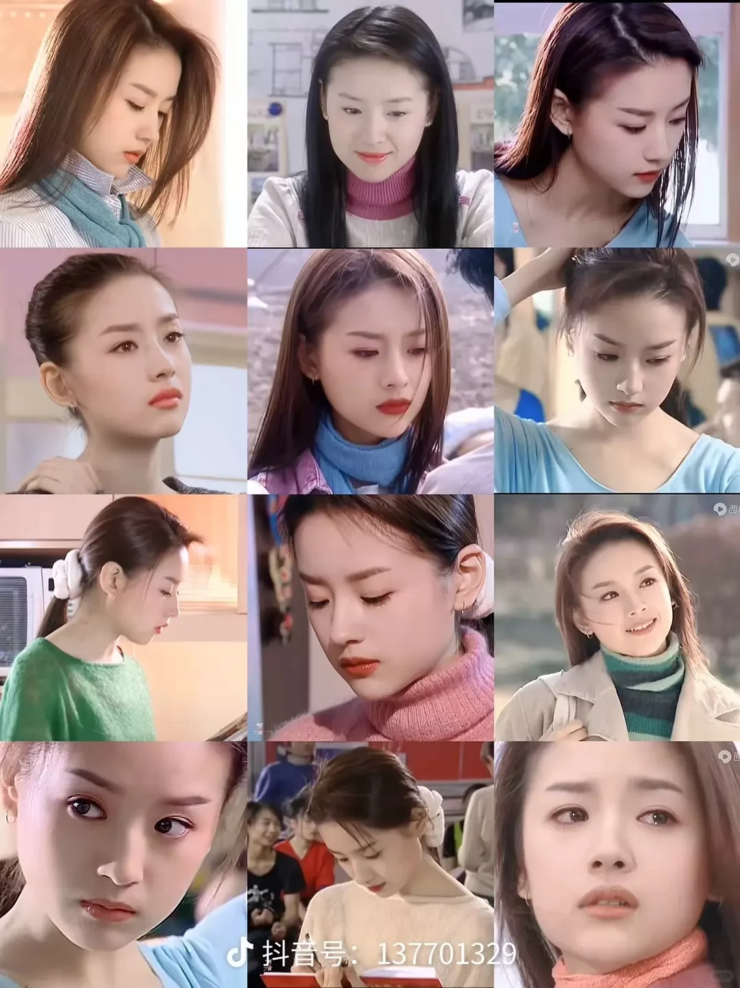董洁年轻时的颜值，纯天然大美女😍