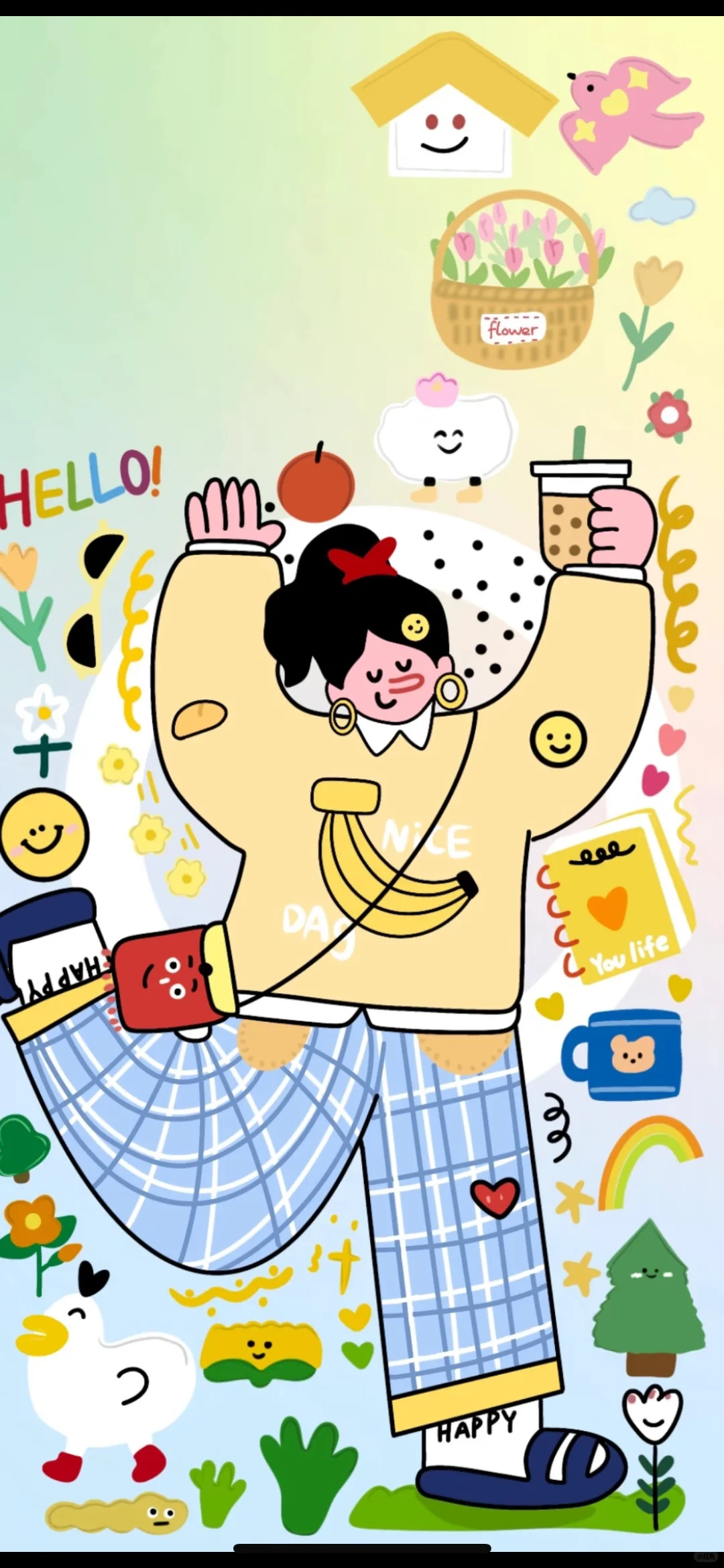 13张手机壁纸，自取。