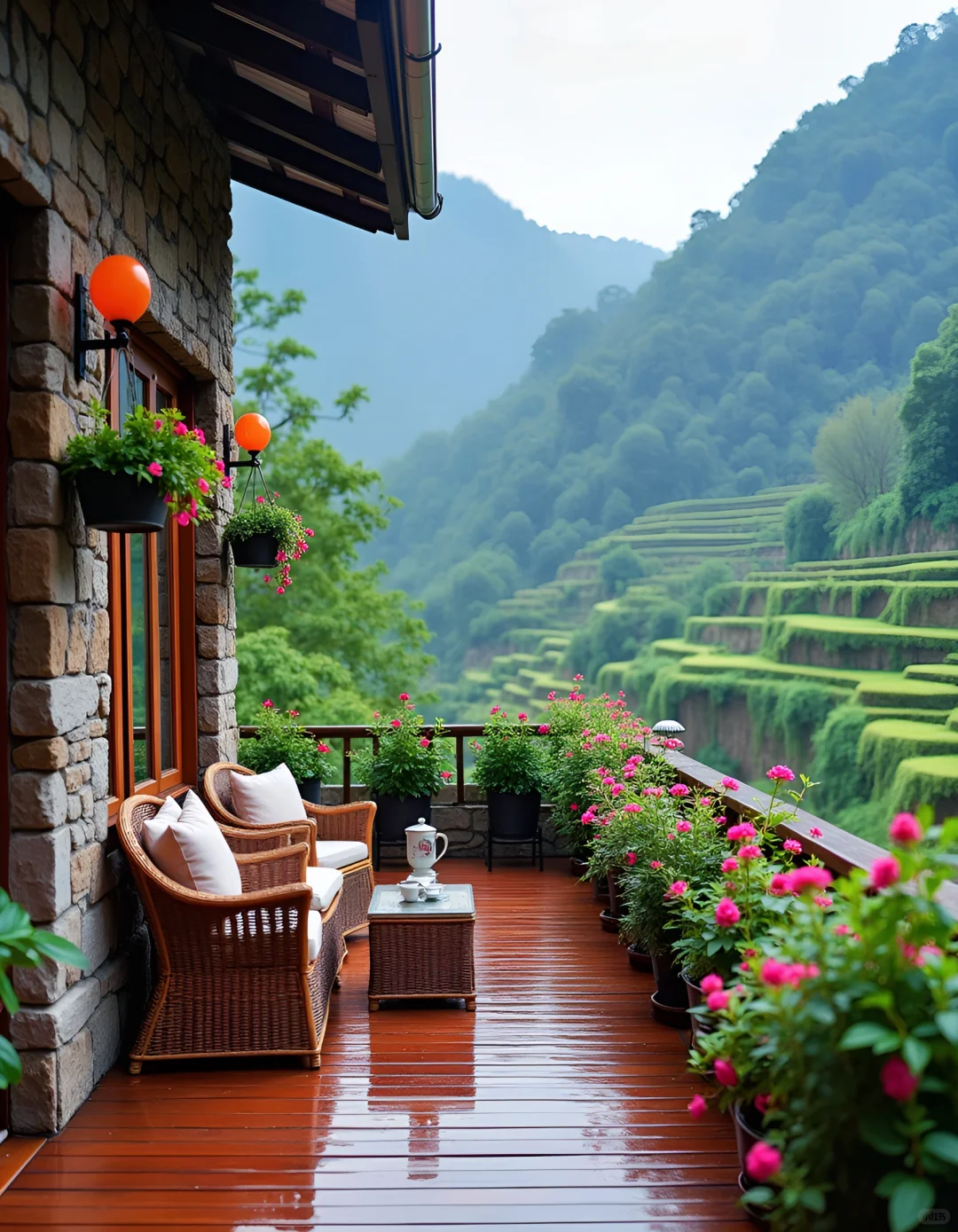 隐匿在山野里🏠