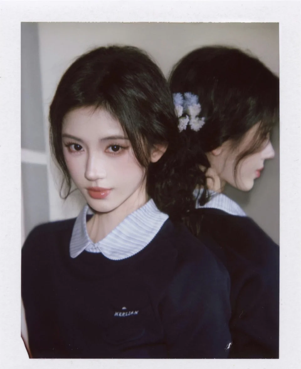 怎么会有这么美的脸！！！鞠婧祎