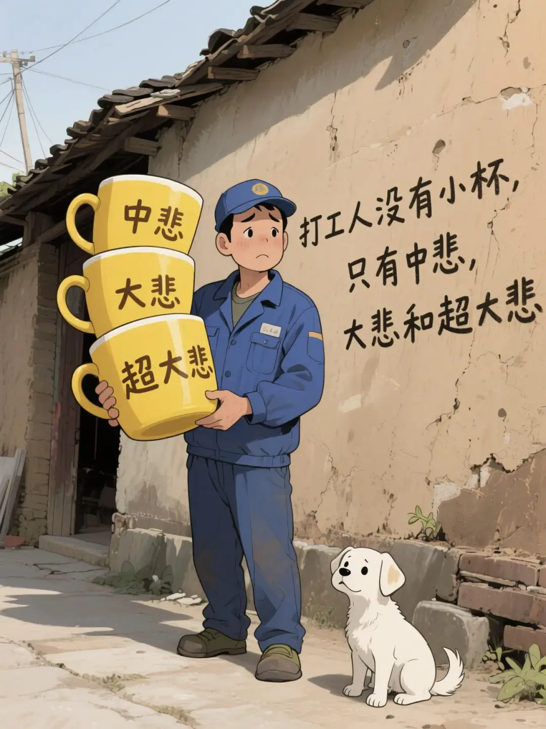 闹钟一响，你我皆是牛马，高清壁纸