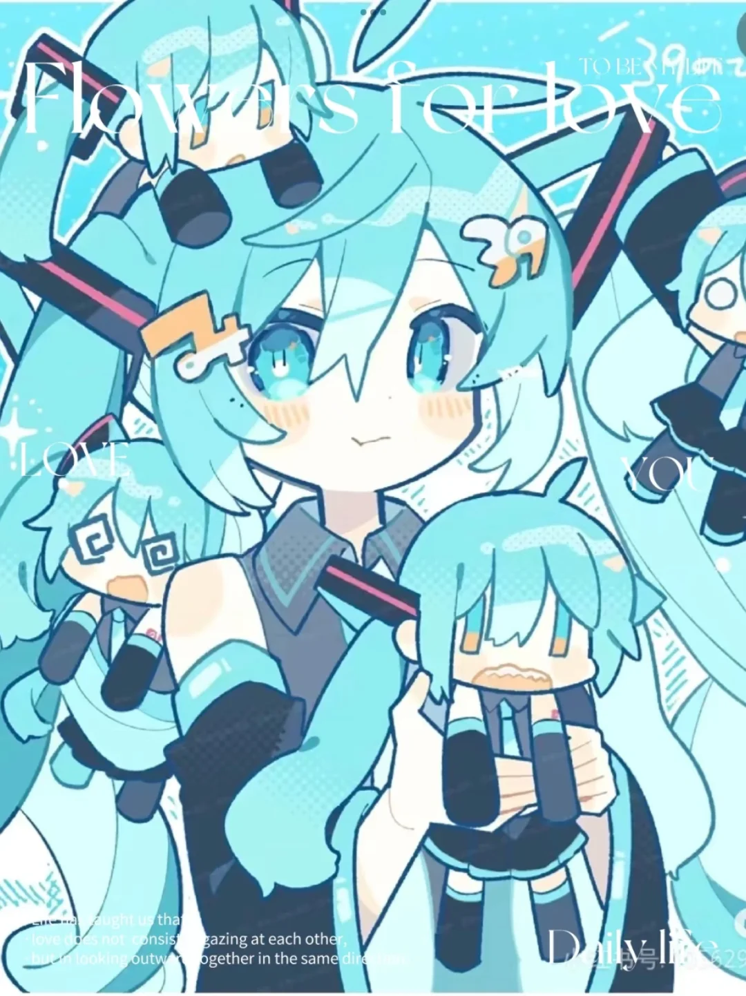 可爱系初音未来头像和壁纸
