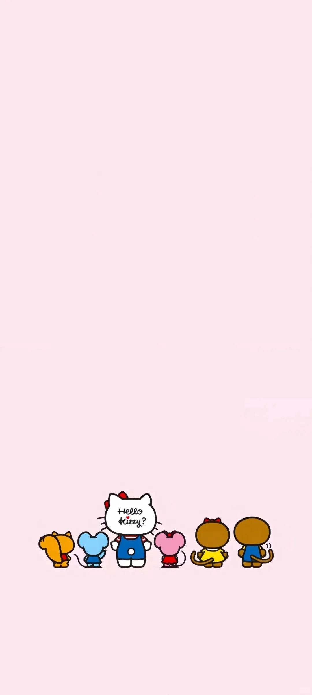 全粉hello kitty套图壁纸｜锁屏+主屏
