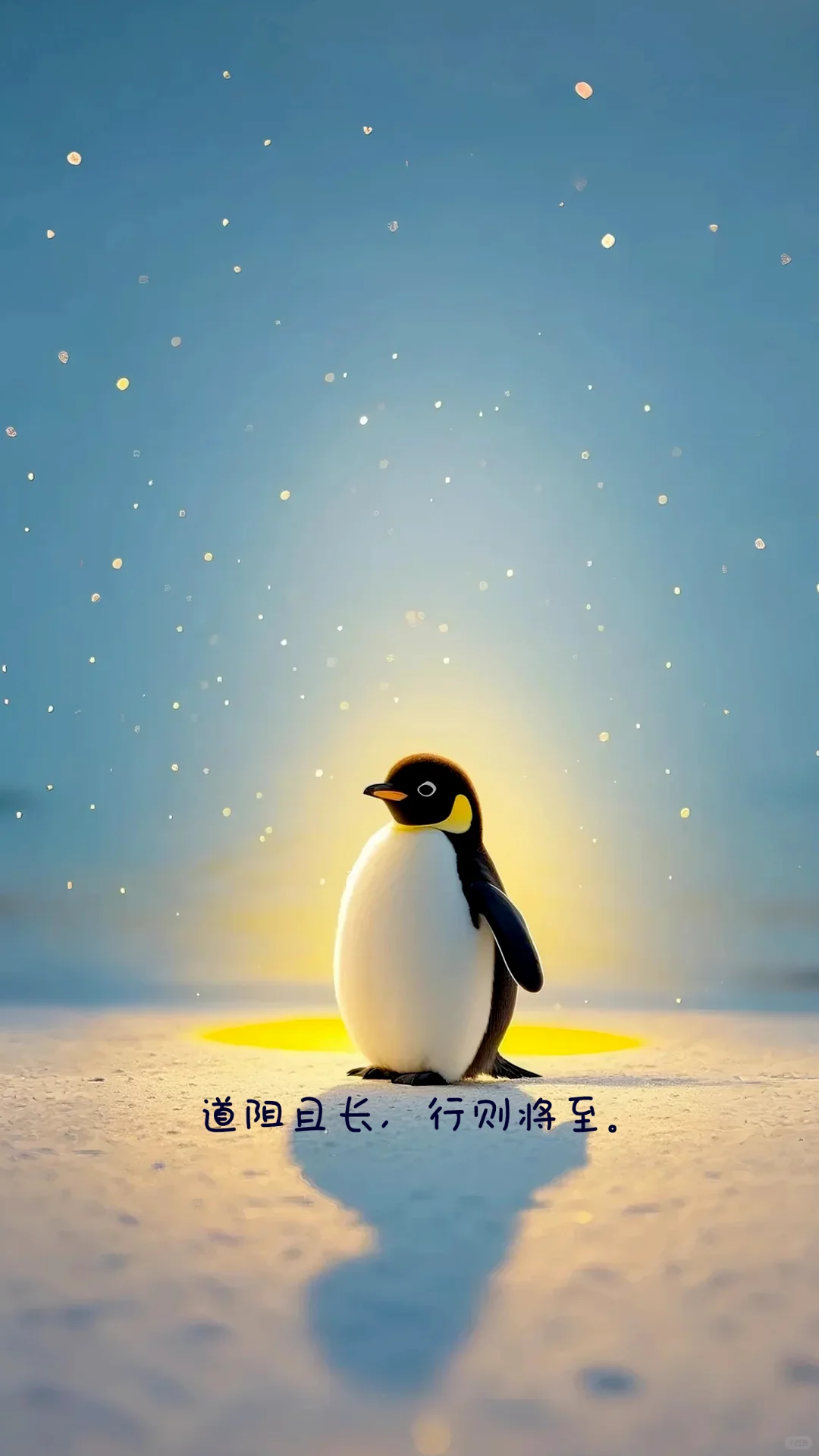 莫兰迪色系可爱海洋生物形象壁纸
