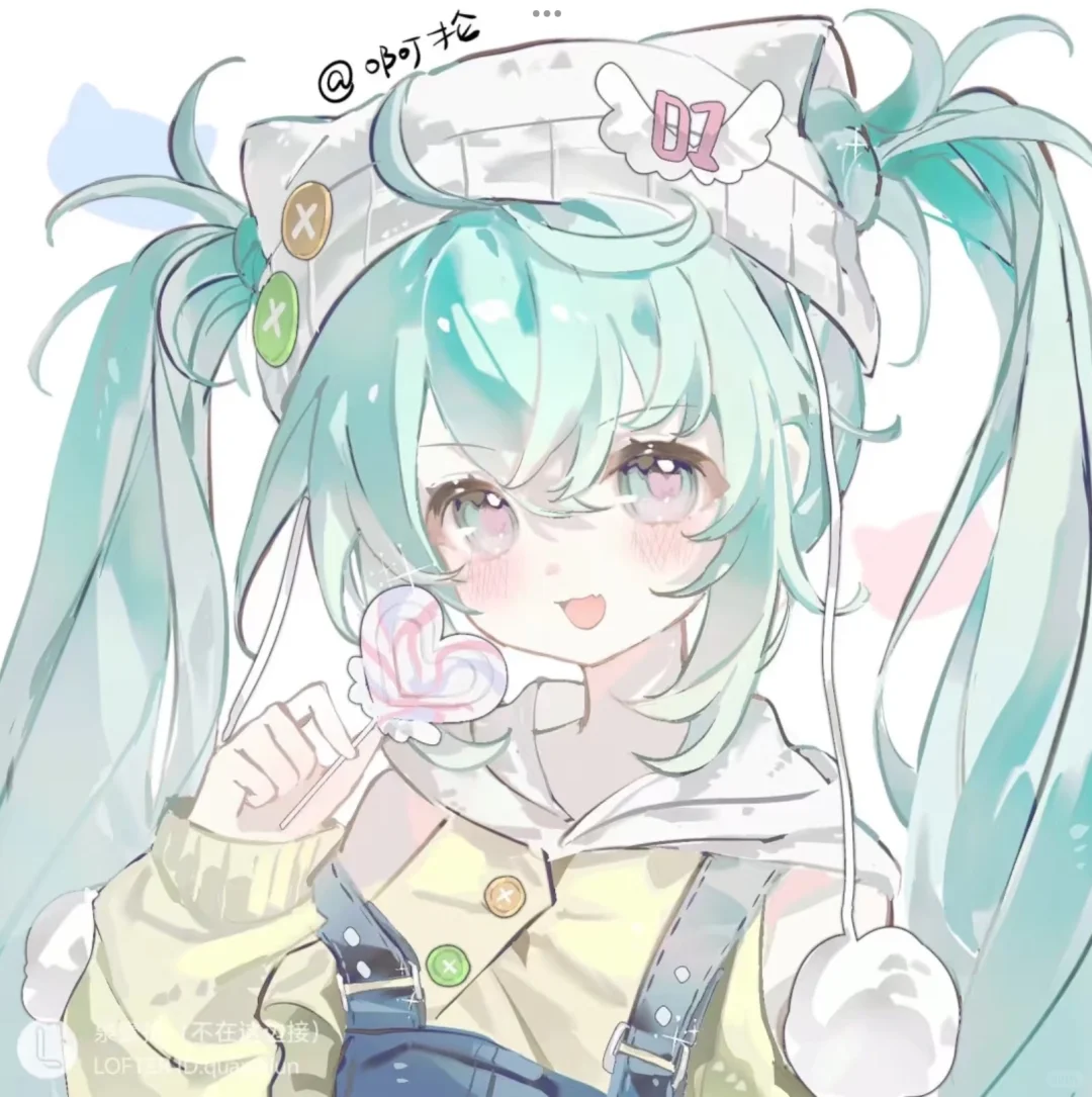可爱系初音未来头像和壁纸