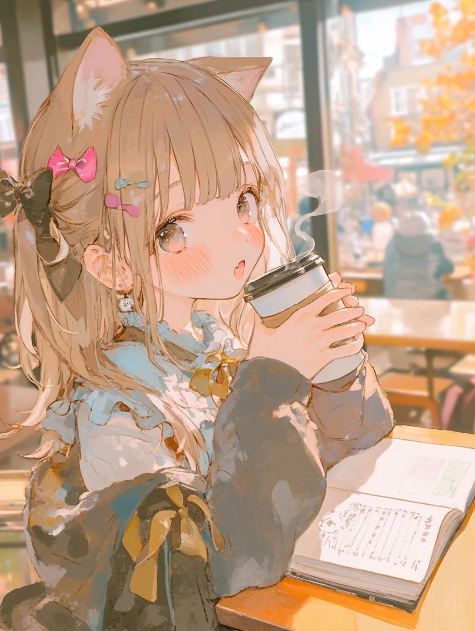 萌趣猫耳 灵动如诗【-】
