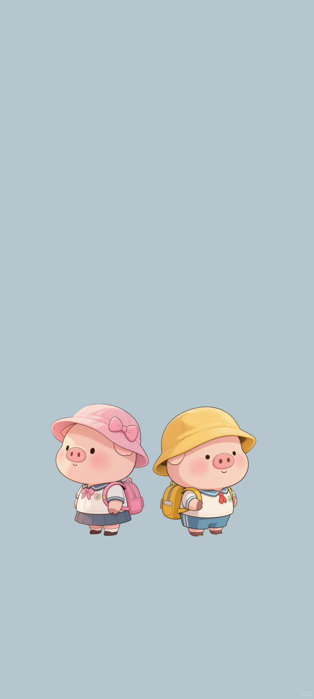小猪手机壁纸又又又来啦~幼稚园小朋友🐷