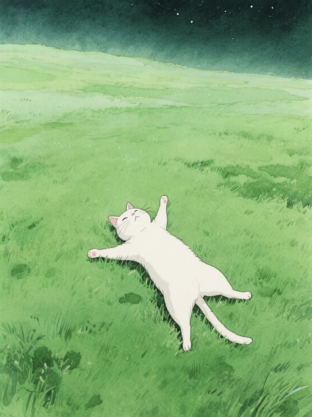 哈基咪的“躺平哲学”治愈到～💚