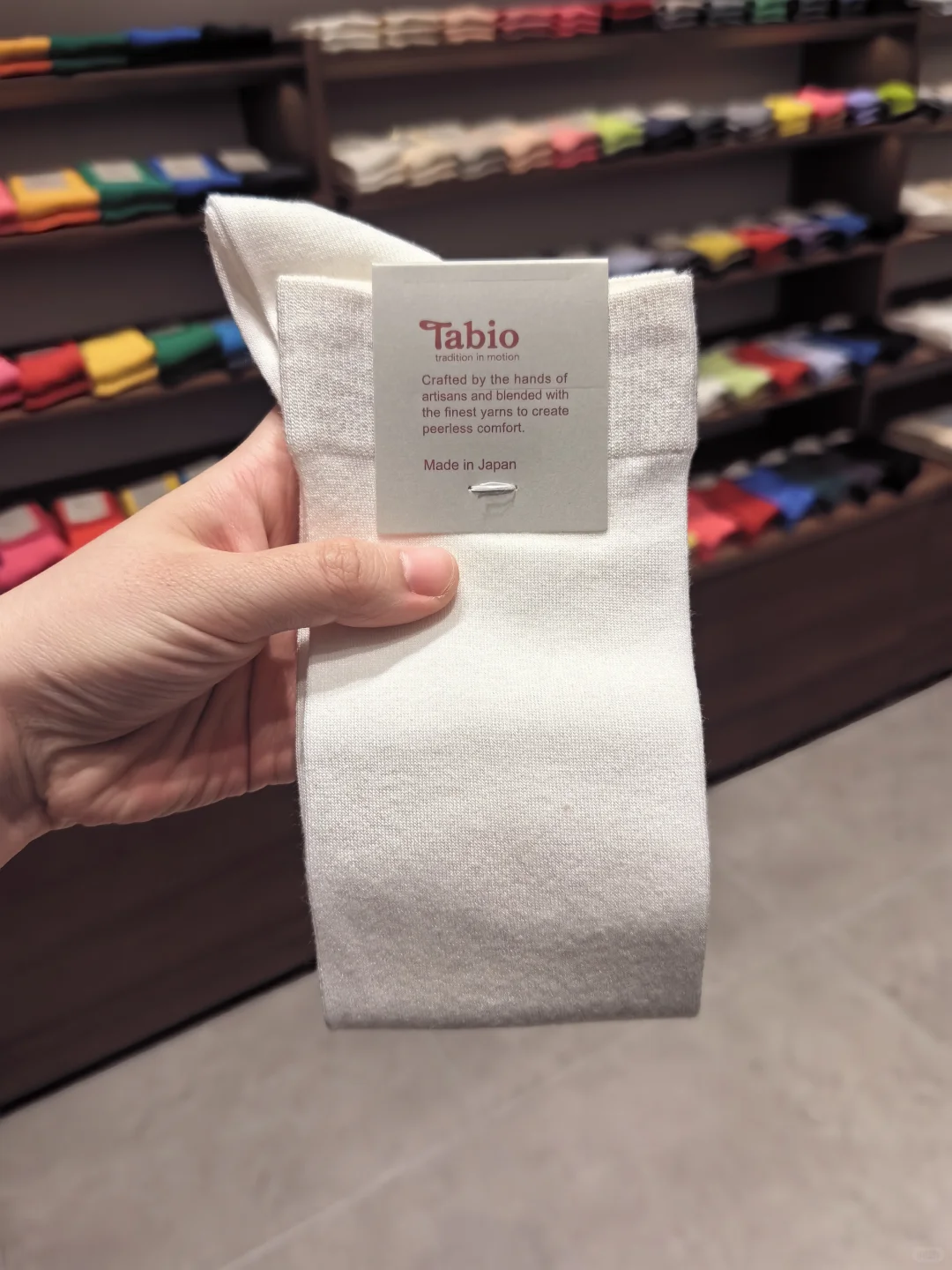 Tabio轻柔凉感膝下袜
