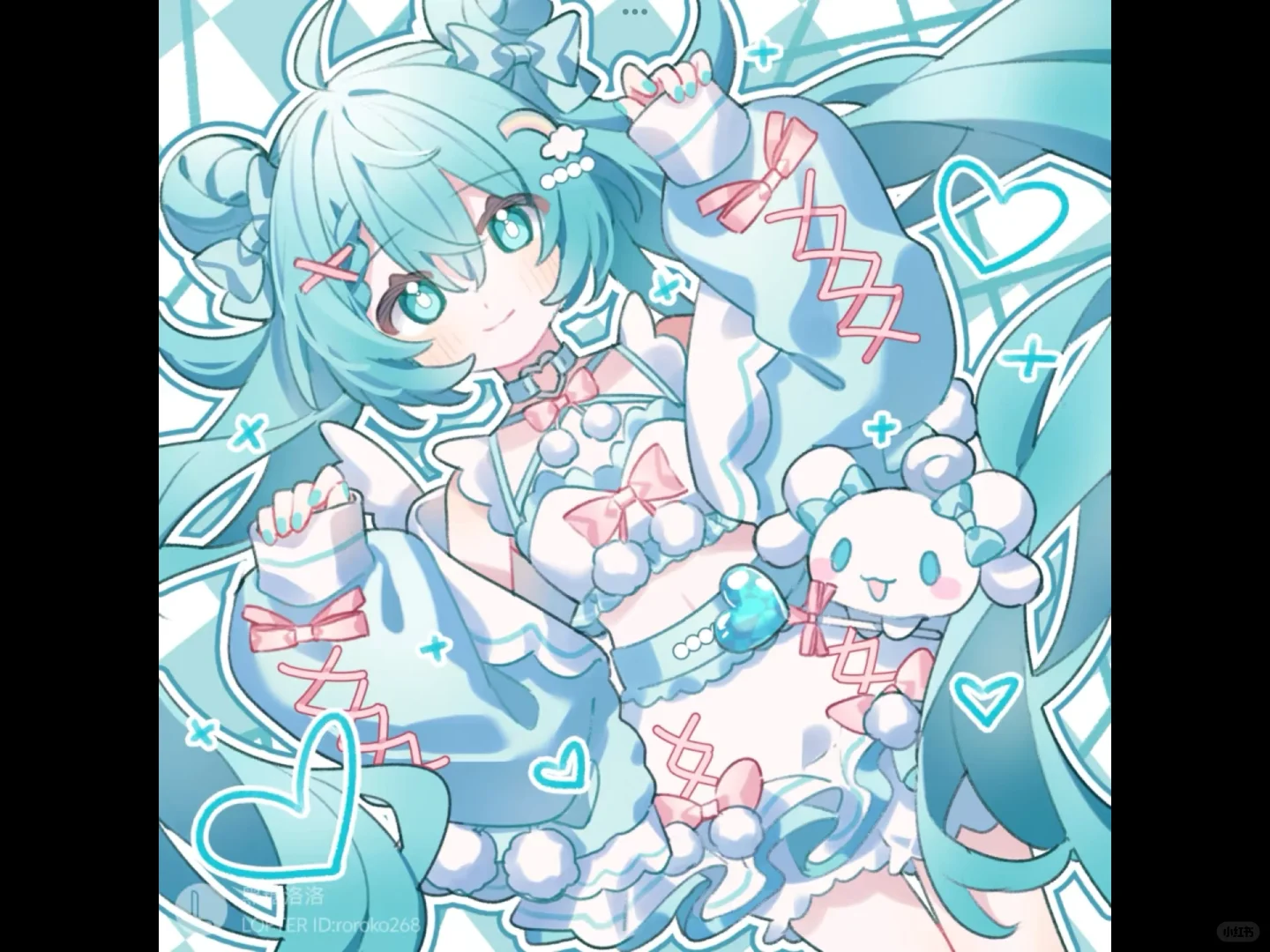 可爱系初音未来头像和壁纸
