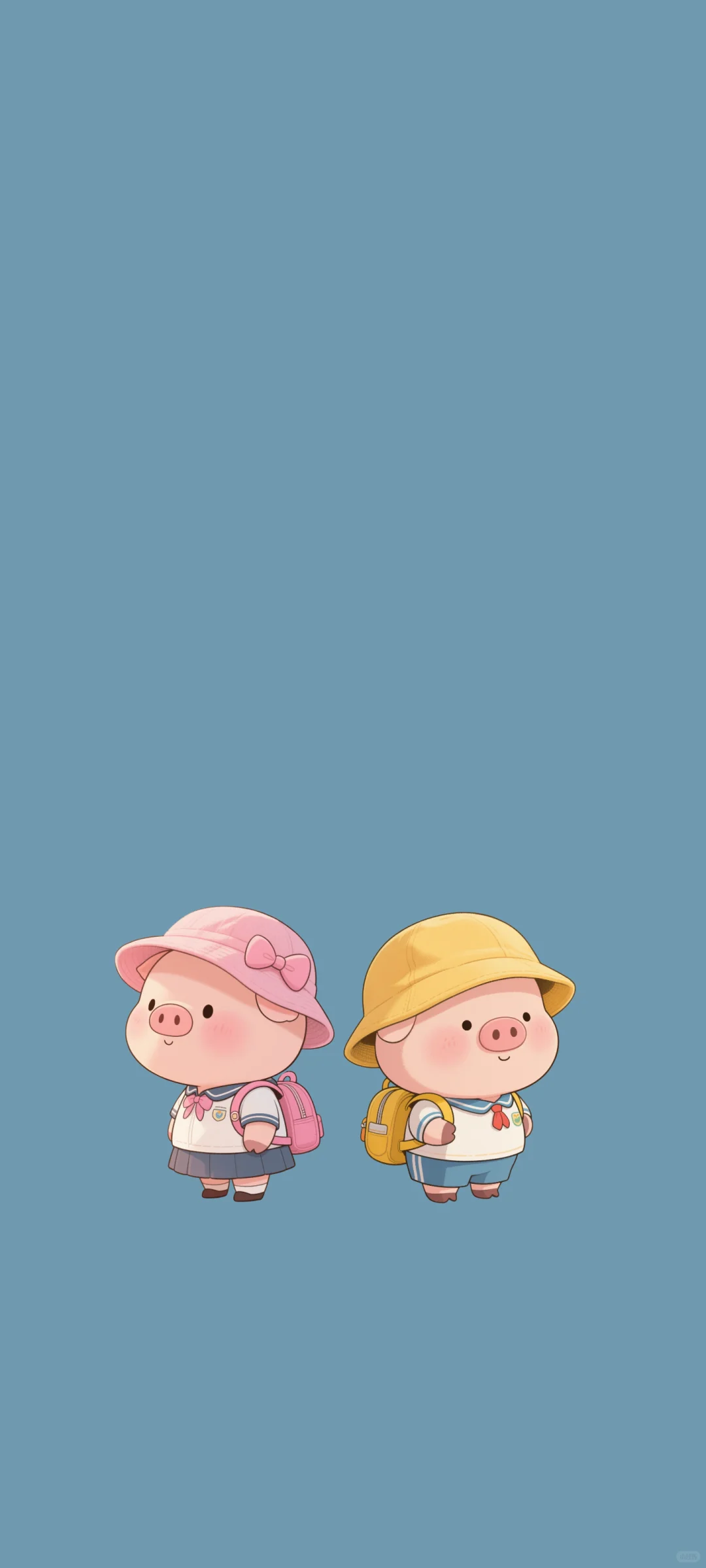 小猪手机壁纸又又又来啦~幼稚园小朋友🐷