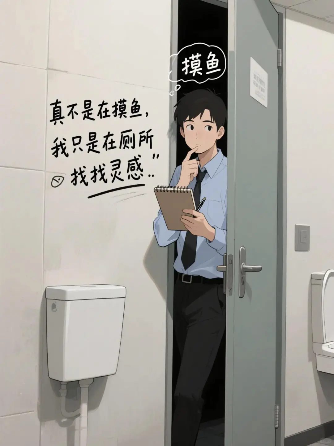 闹钟一响，你我皆是牛马，高清壁纸