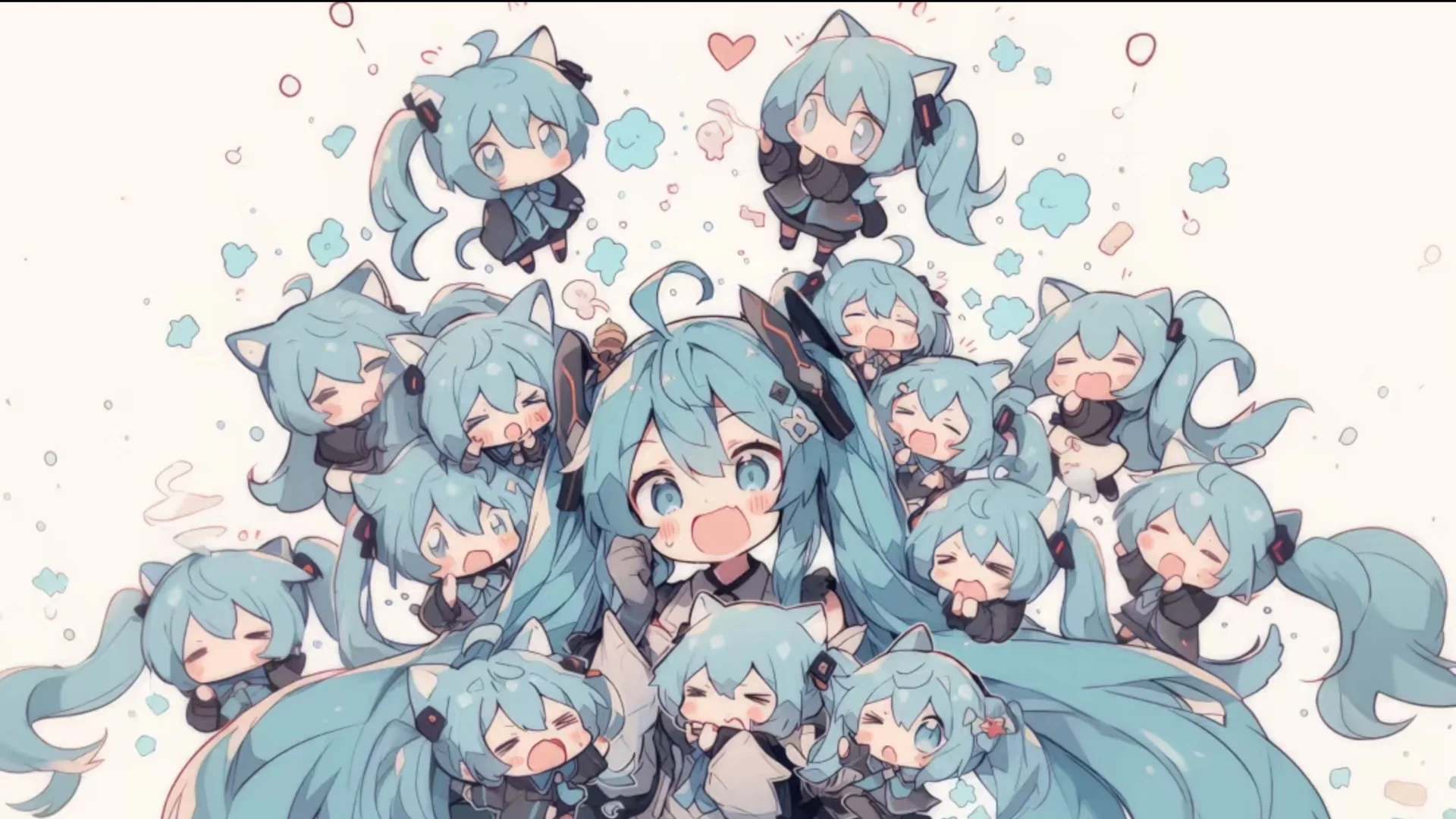 可爱系初音未来头像和壁纸