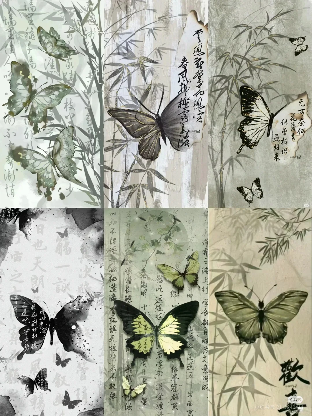 超好看蝴蝶壁纸，也是绝了