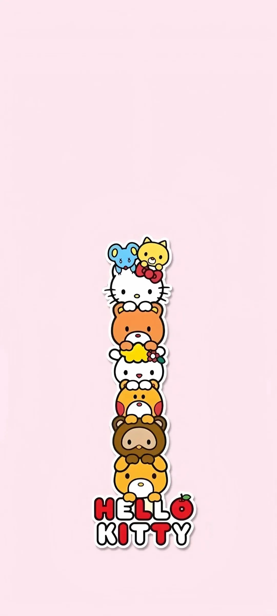 全粉hello kitty套图壁纸｜锁屏+主屏