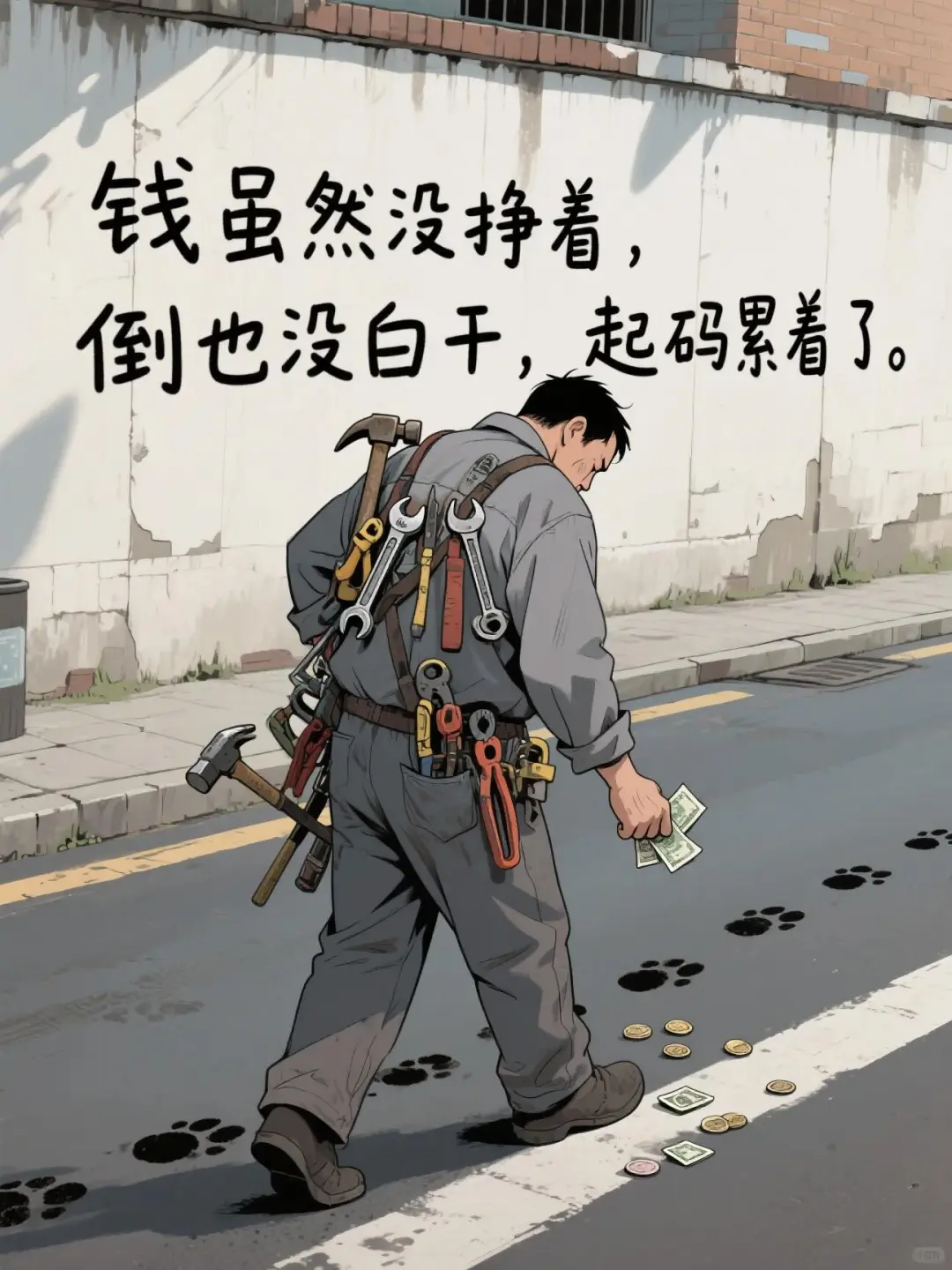 闹钟一响，你我皆是牛马，高清壁纸