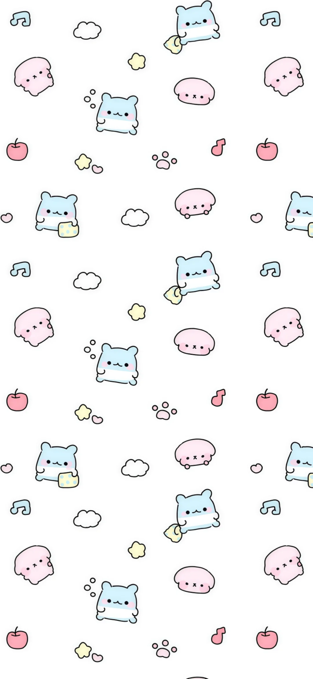 𝑾𝒆𝑪𝒉𝒂𝒕 ｜ 可爱平铺壁纸🍥