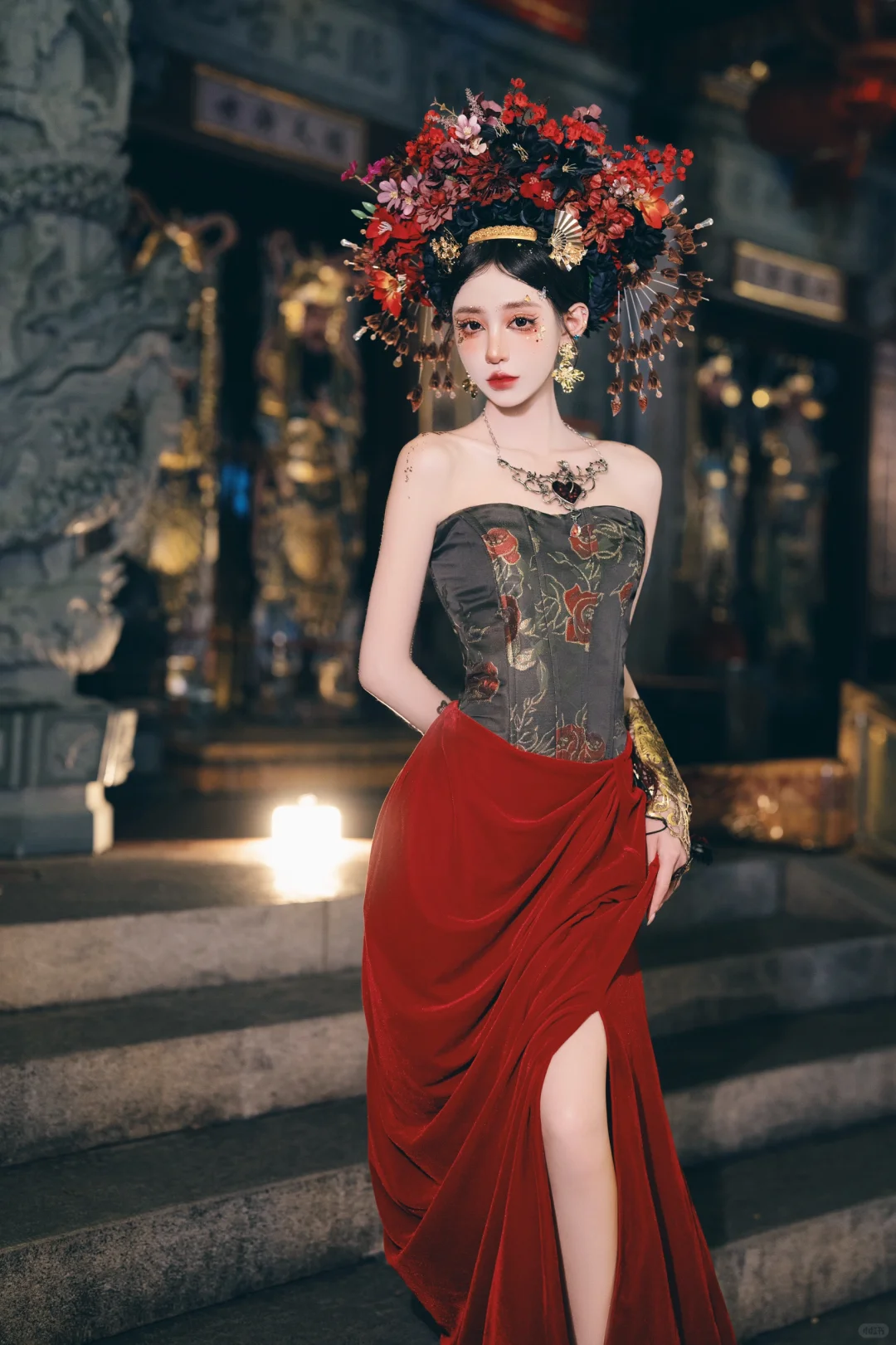 泉州御姐风簪花写真|簪花不止一种感觉❗️