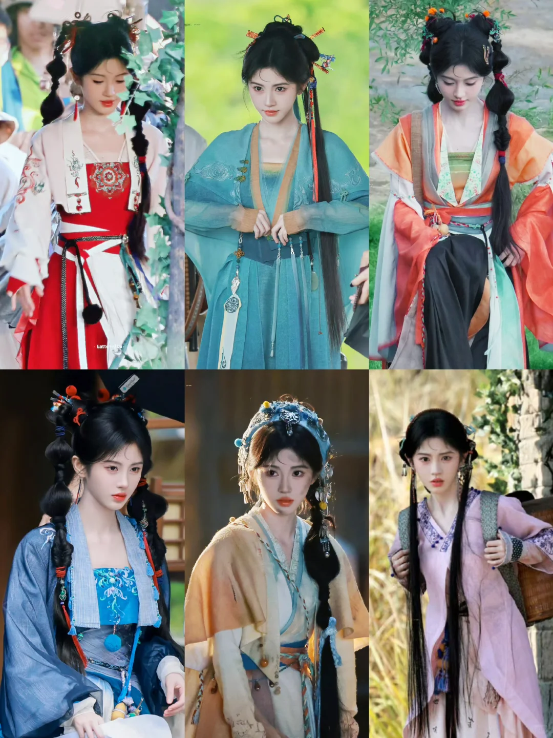 鞠婧祎《来战》路透造型