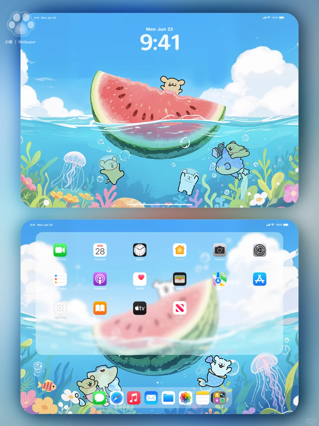 清凉一夏🍉～是爱潜水的治愈小狗呀～040