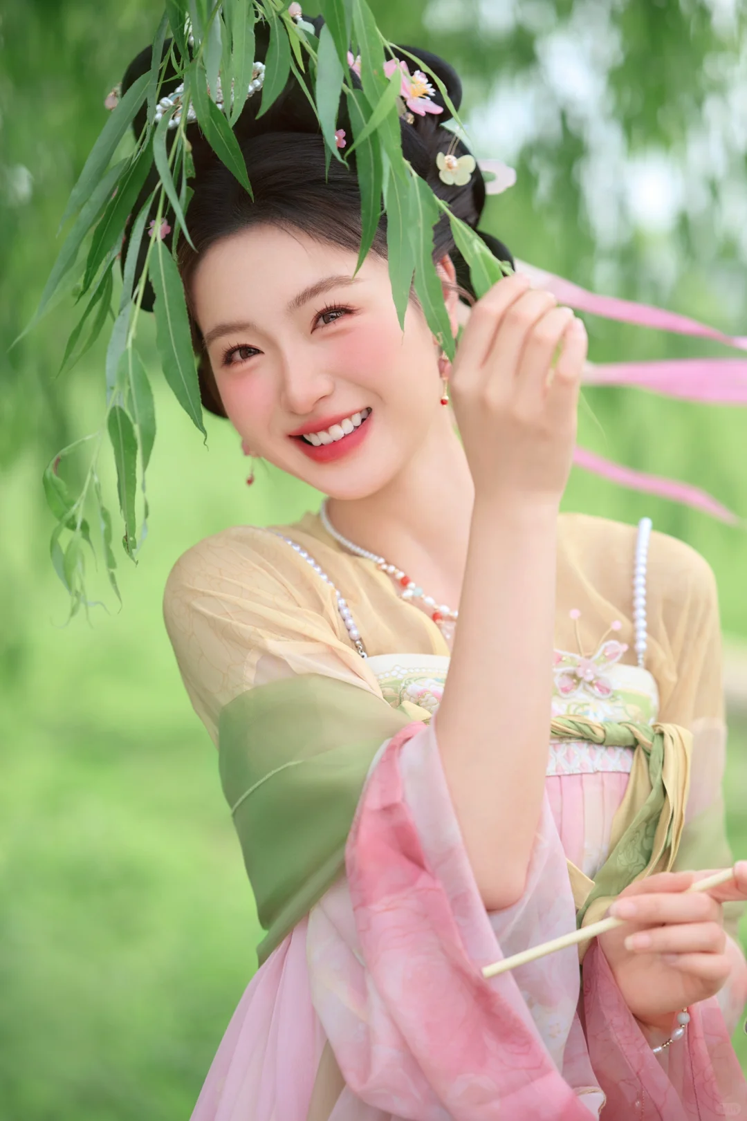 粉色少女感汉服写真来啦！