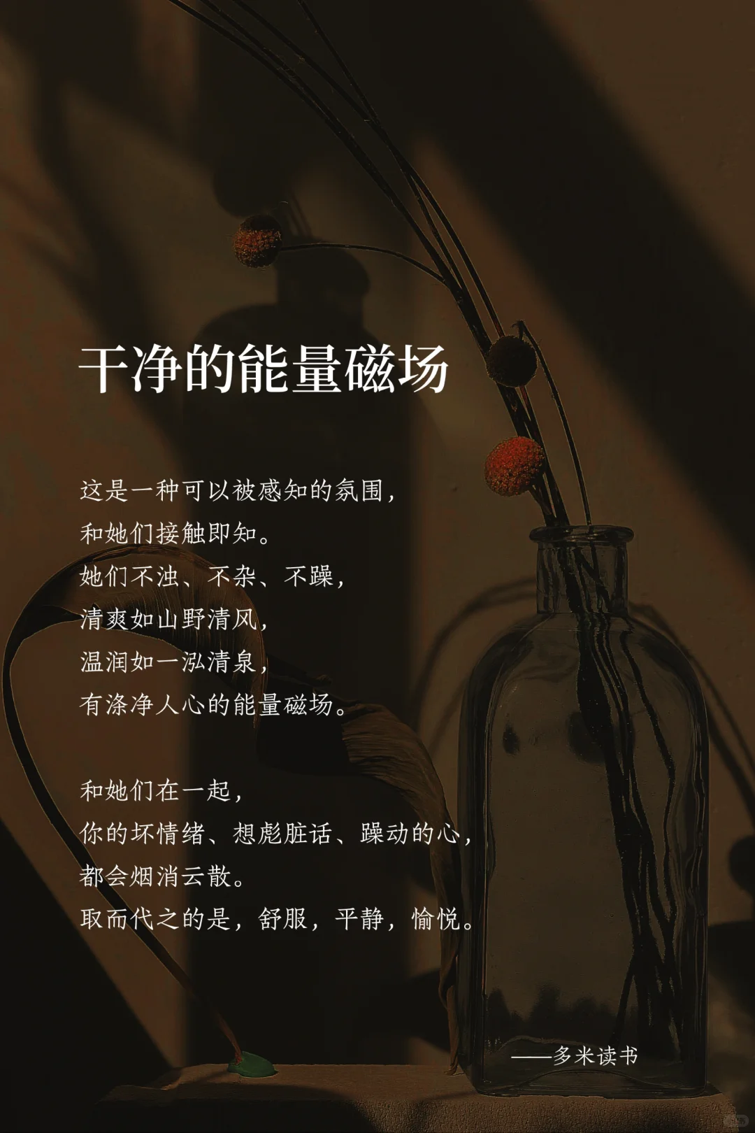 “磁场干净的女人，自带贵气”