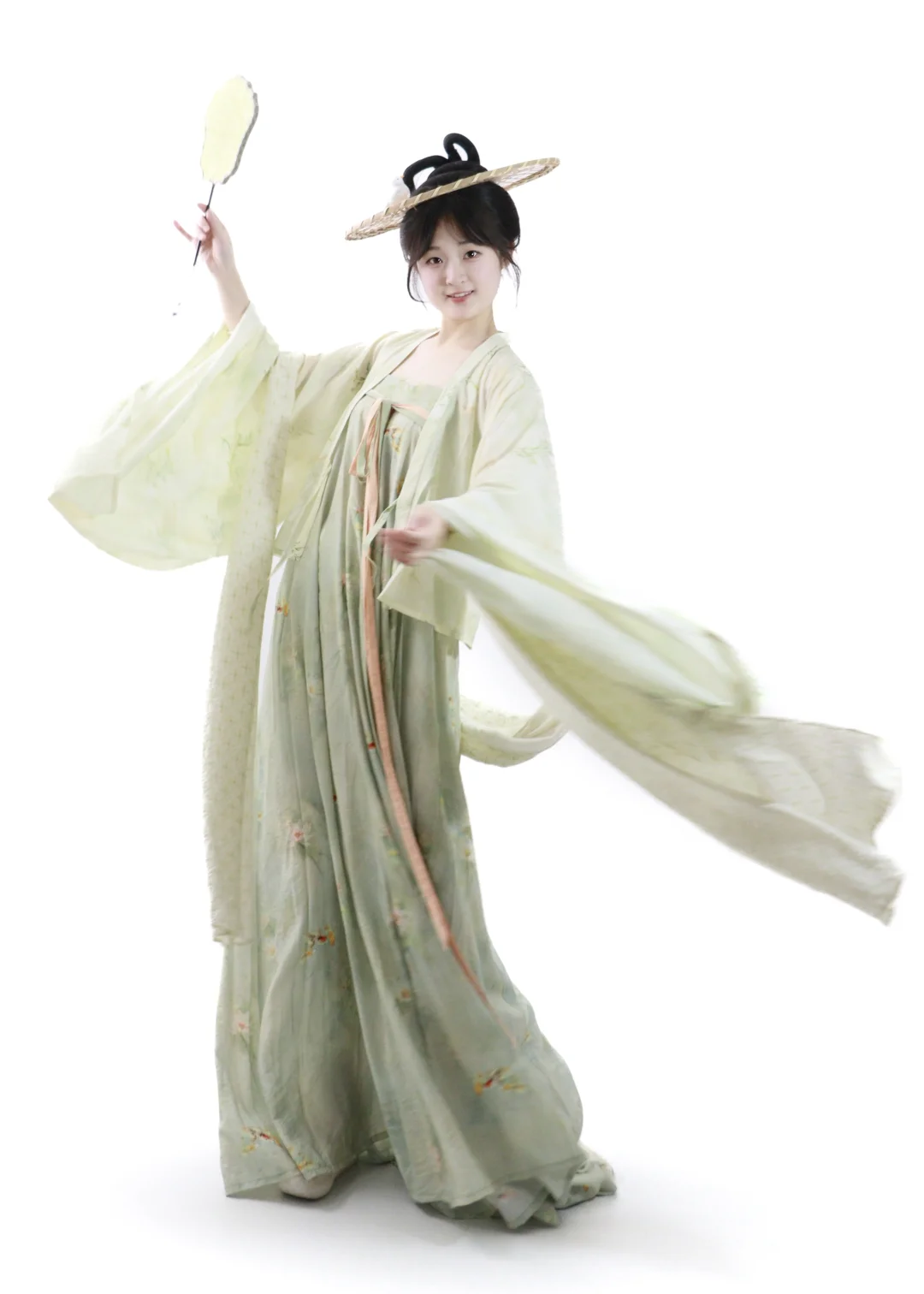 拍照姿势｜古风插画感动态动作分享—伺青女