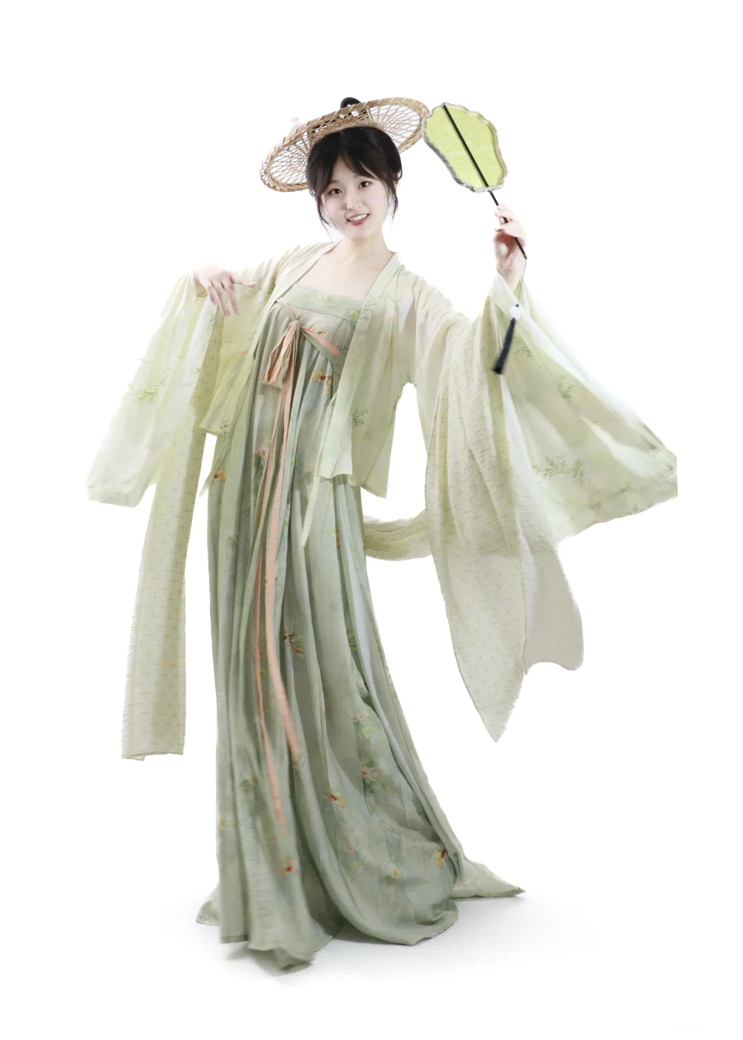 拍照姿势｜古风插画感动态动作分享—伺青女