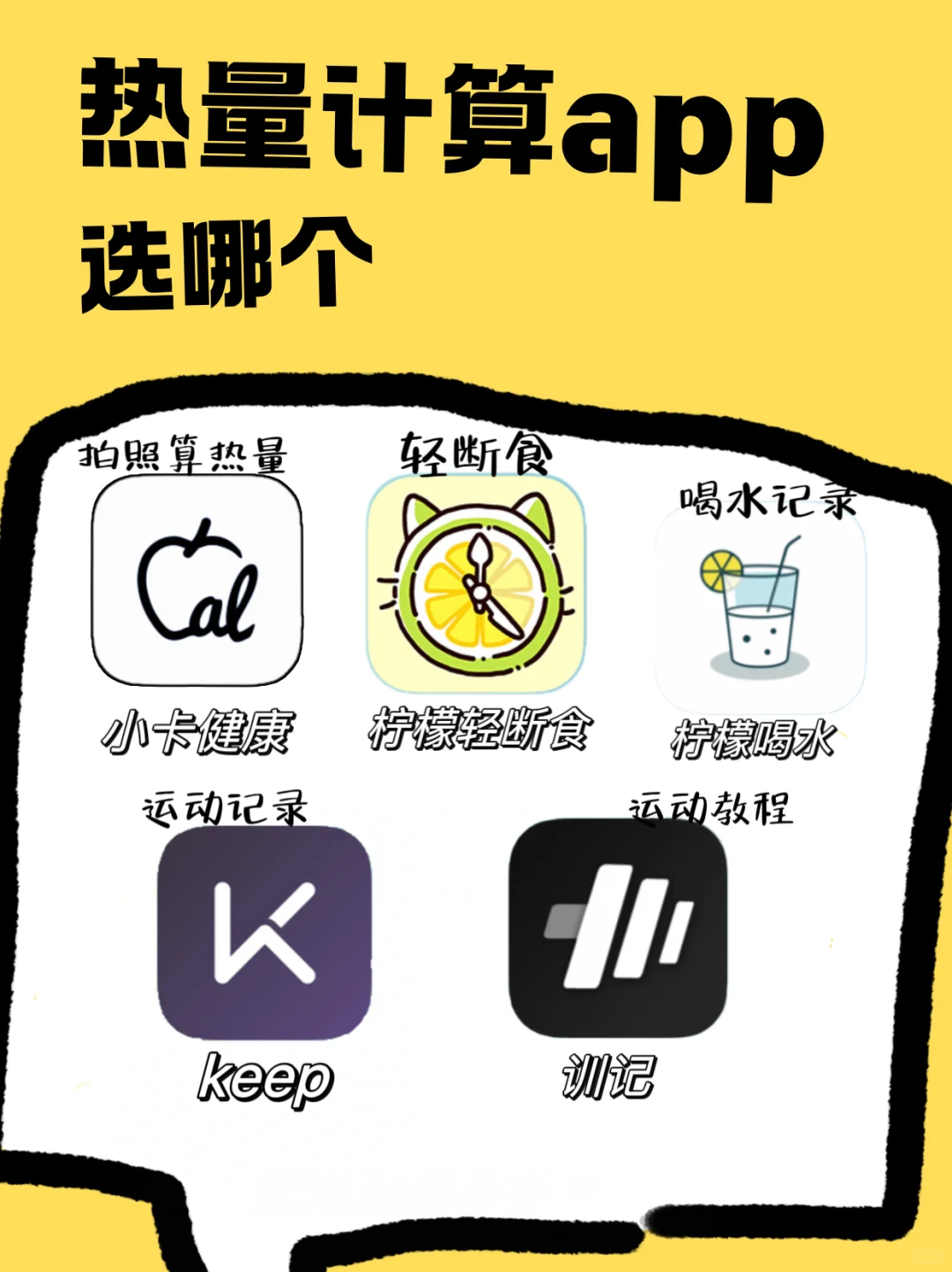热量计算app选哪个？