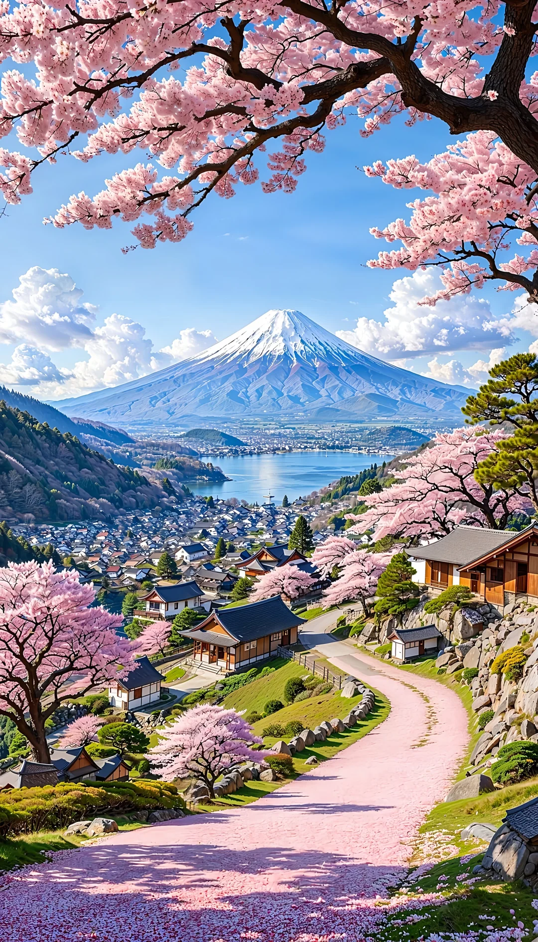 🌸🌸富士山下，邂逅春日梦幻