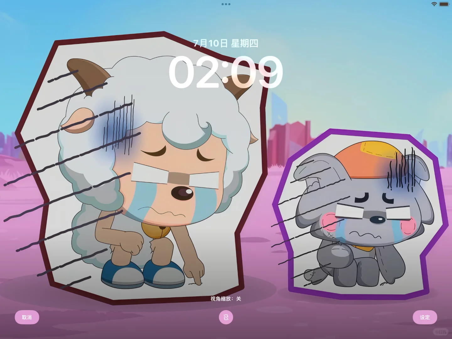 iPad壁纸｜喜羊羊与灰太狼