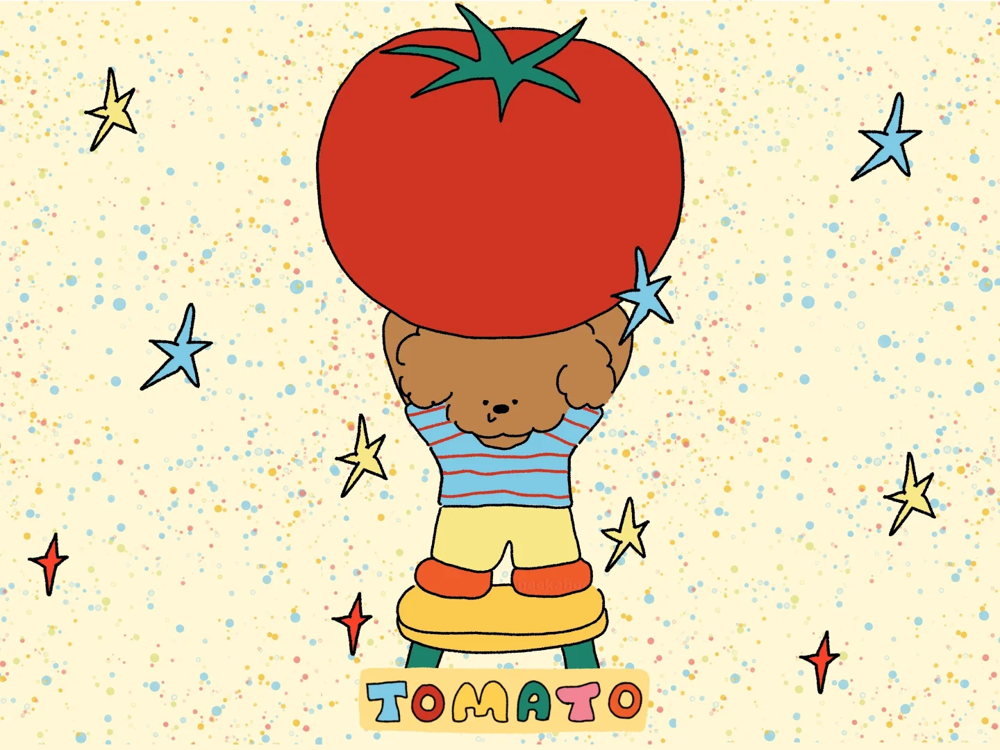 复古可爱iPad平板壁纸🍅
