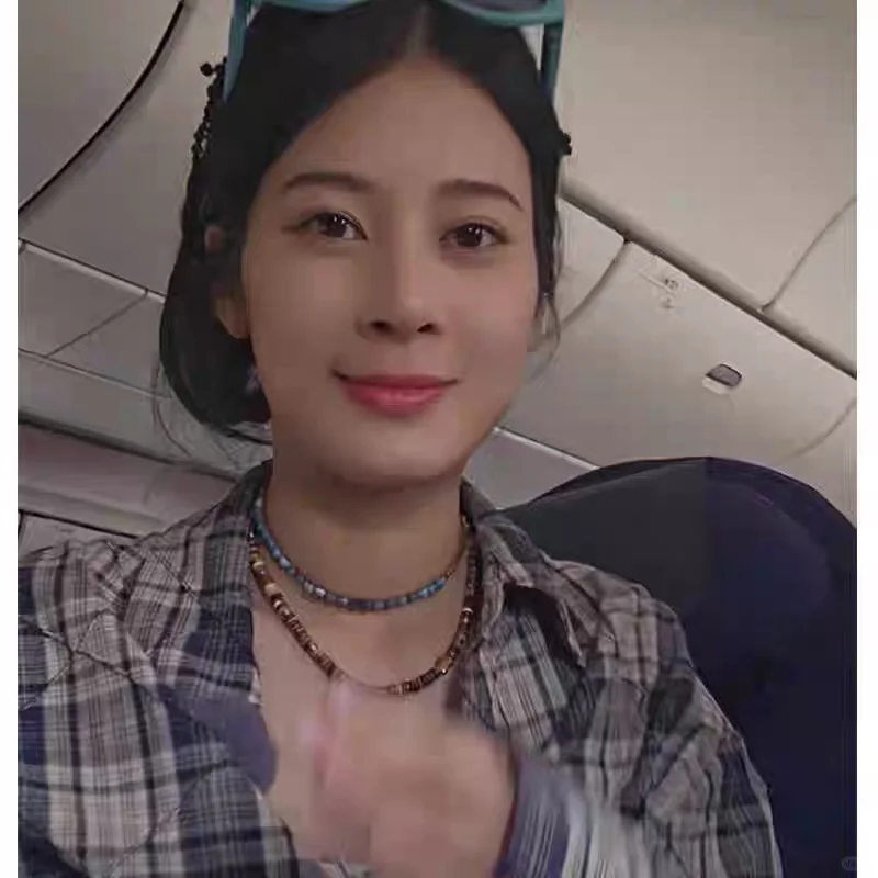 花儿与少年赵昭仪同款天然石串珠项链女