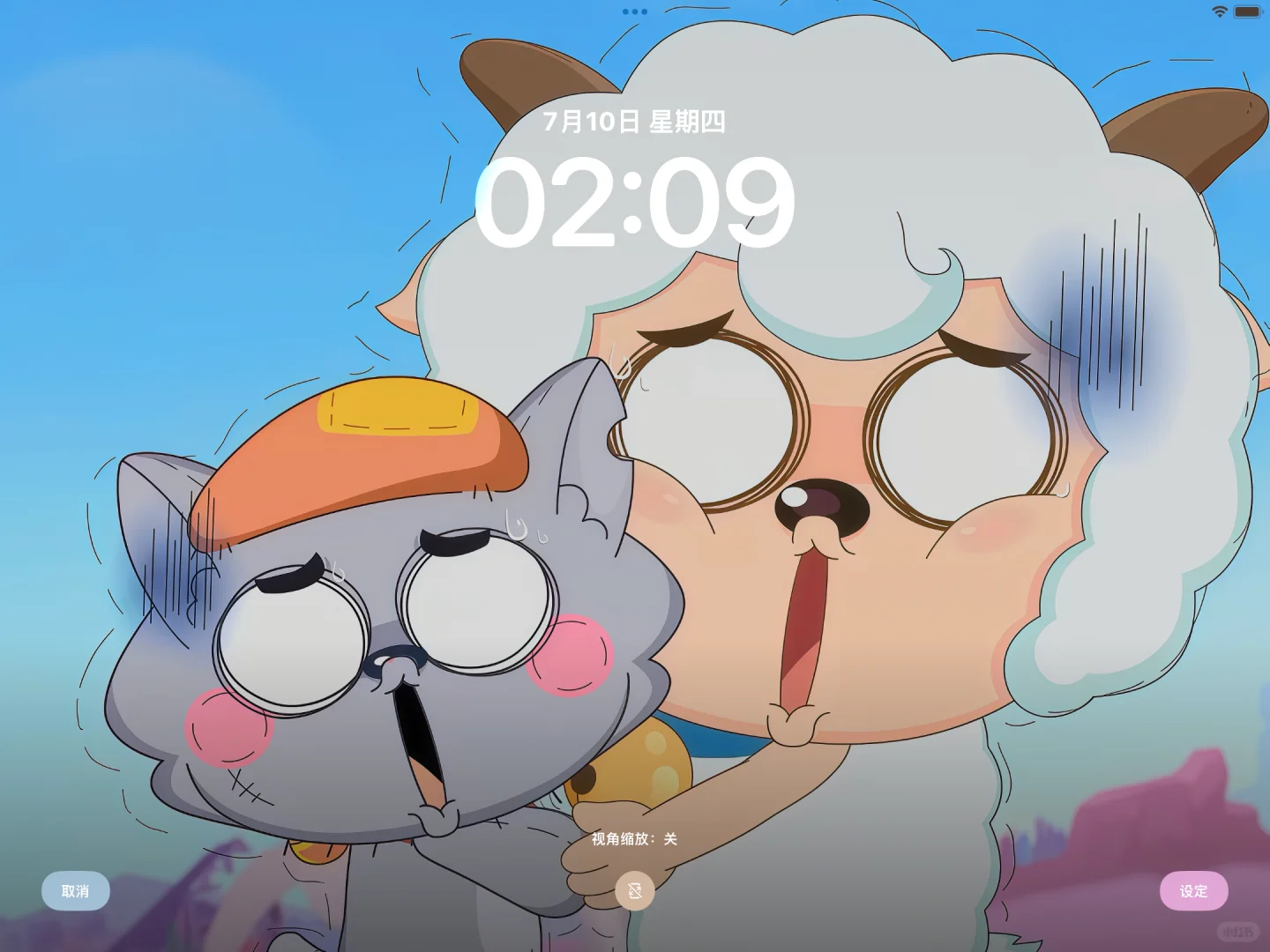 iPad壁纸｜喜羊羊与灰太狼