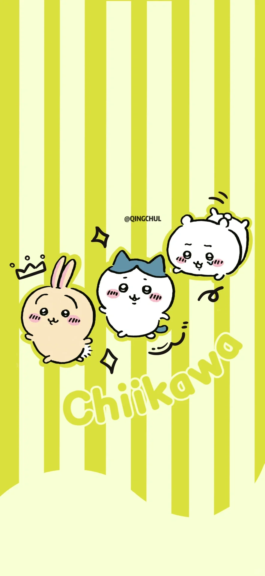 太可爱了！哪位麻麻还没有换chiikawa壁纸？？