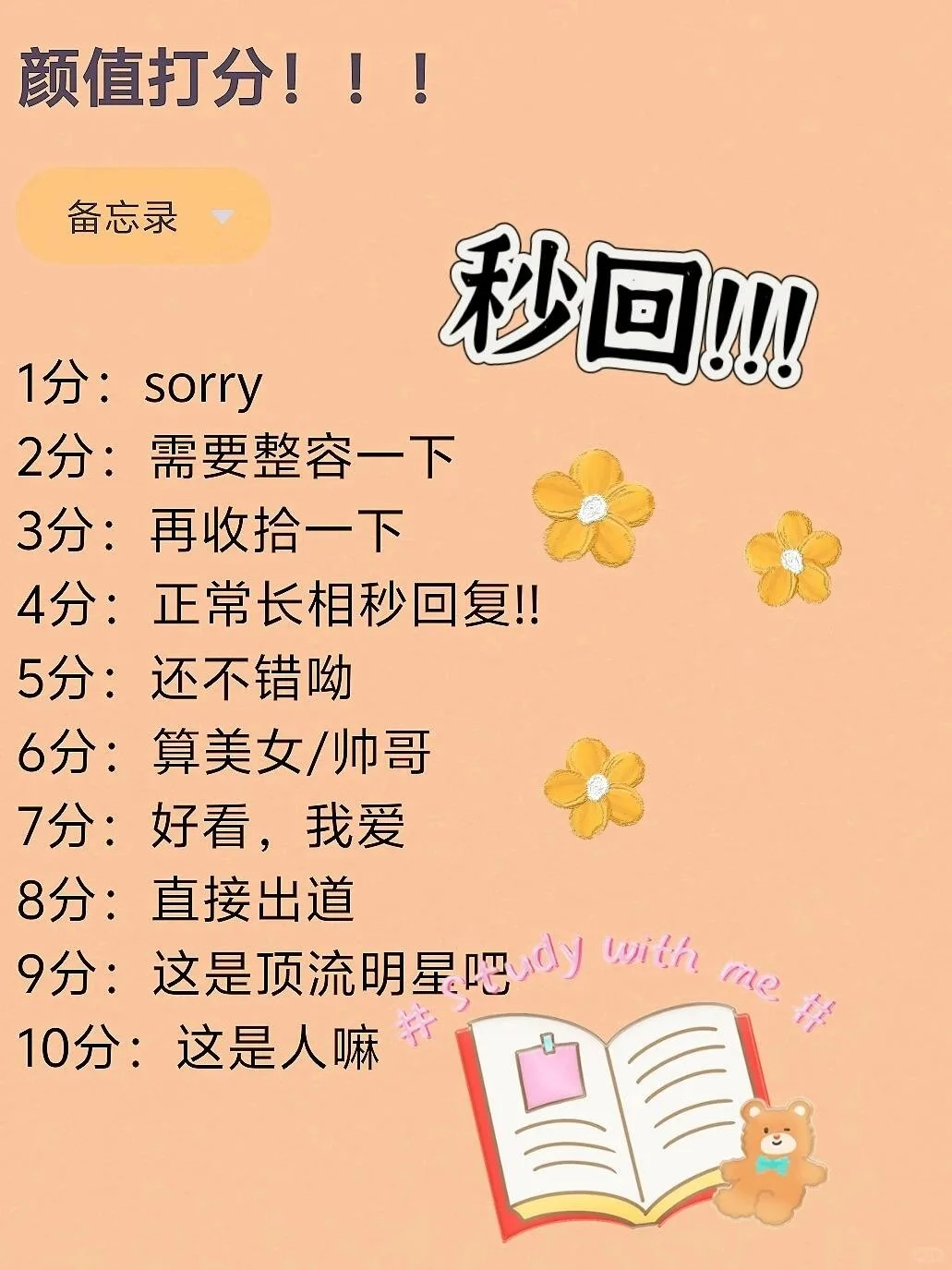 只要评论就回复 专业颜值美容师在线打分