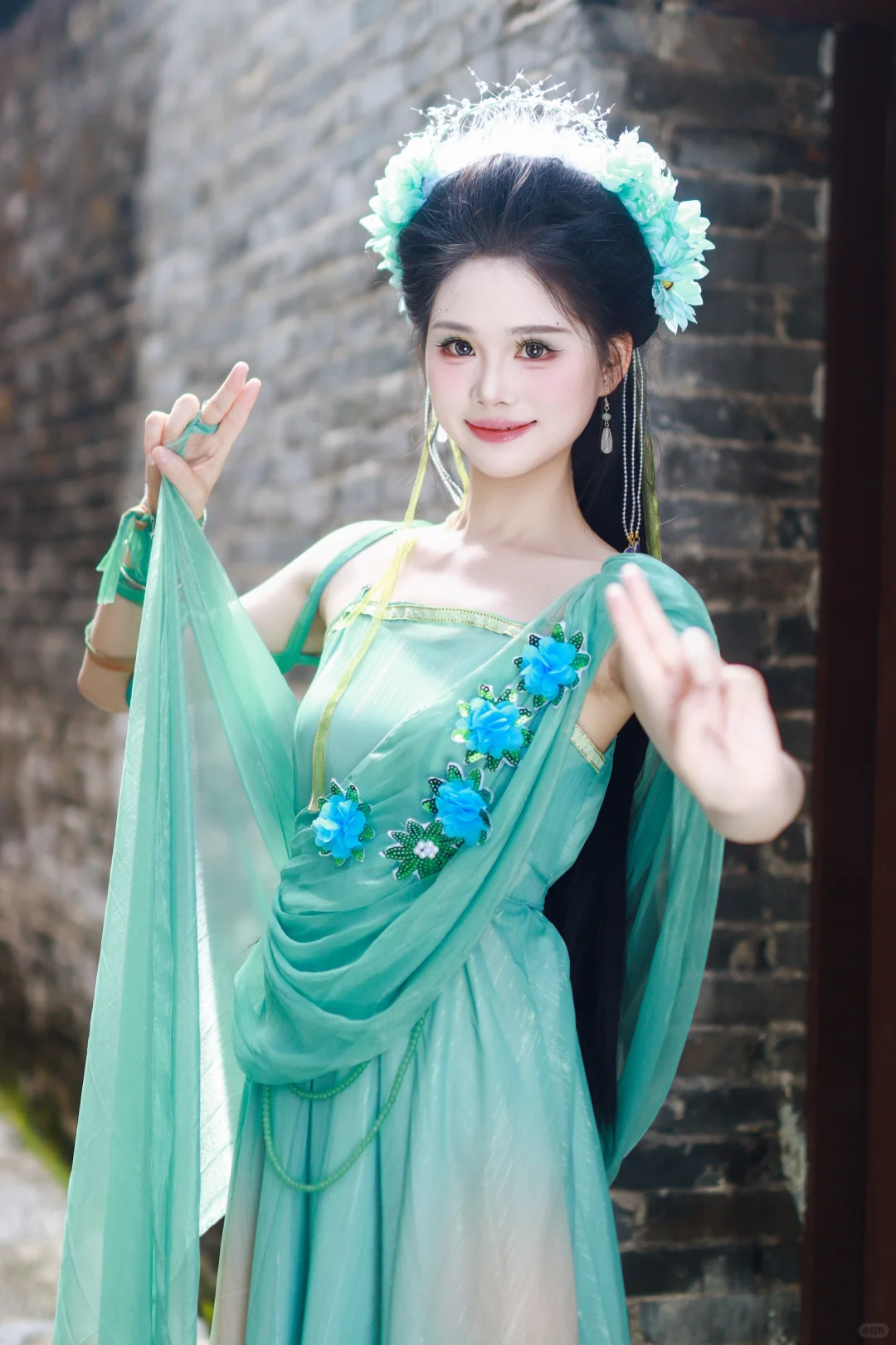 当然要拍最漂亮的青儿啦！！