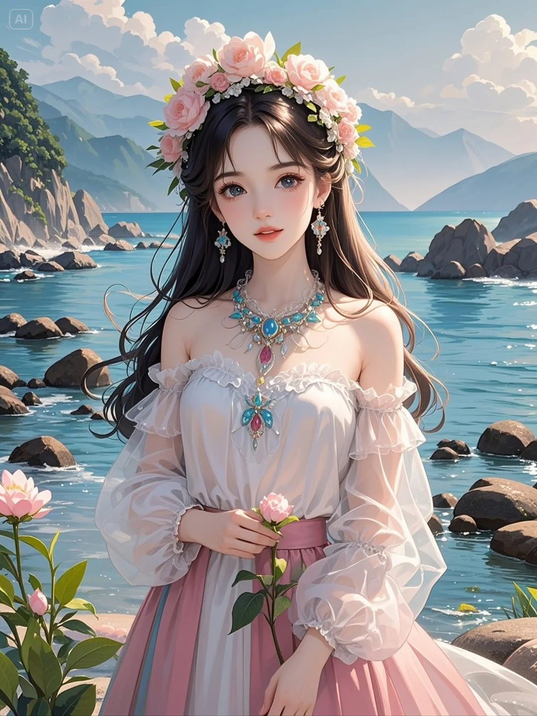 邂逅春日花仙子，美到心巴上啦Ai第286幅