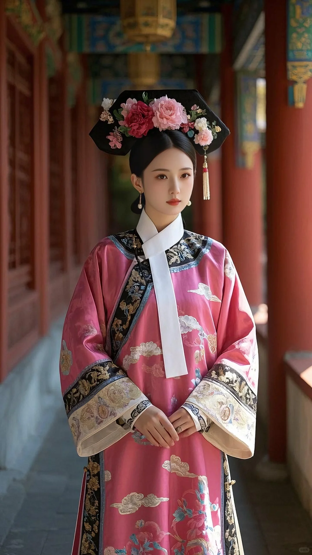 粉色系清宫娘娘簪花🌺（48）
