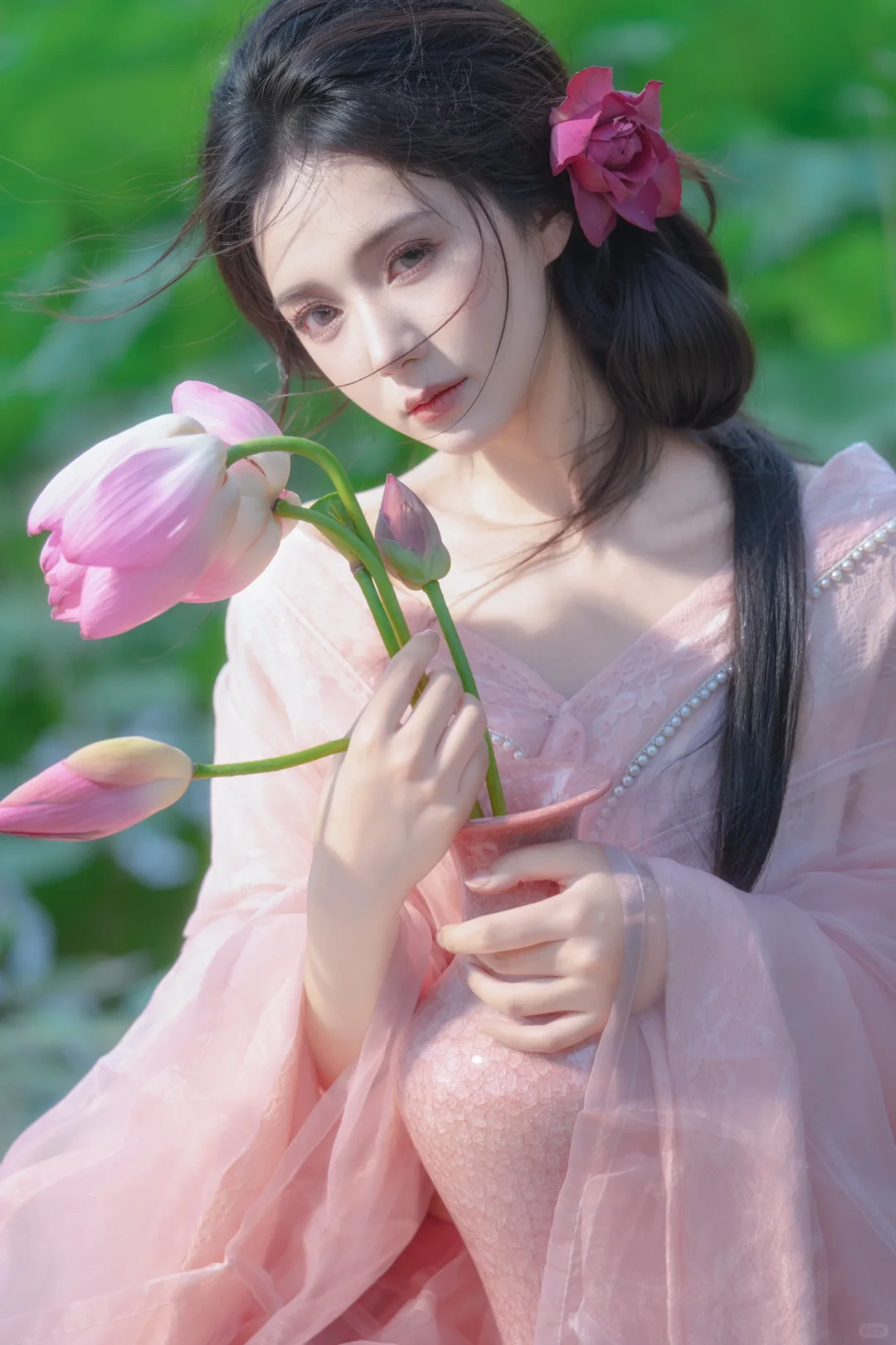 我宣布荷花就是掌管夏天氛围感的神！
