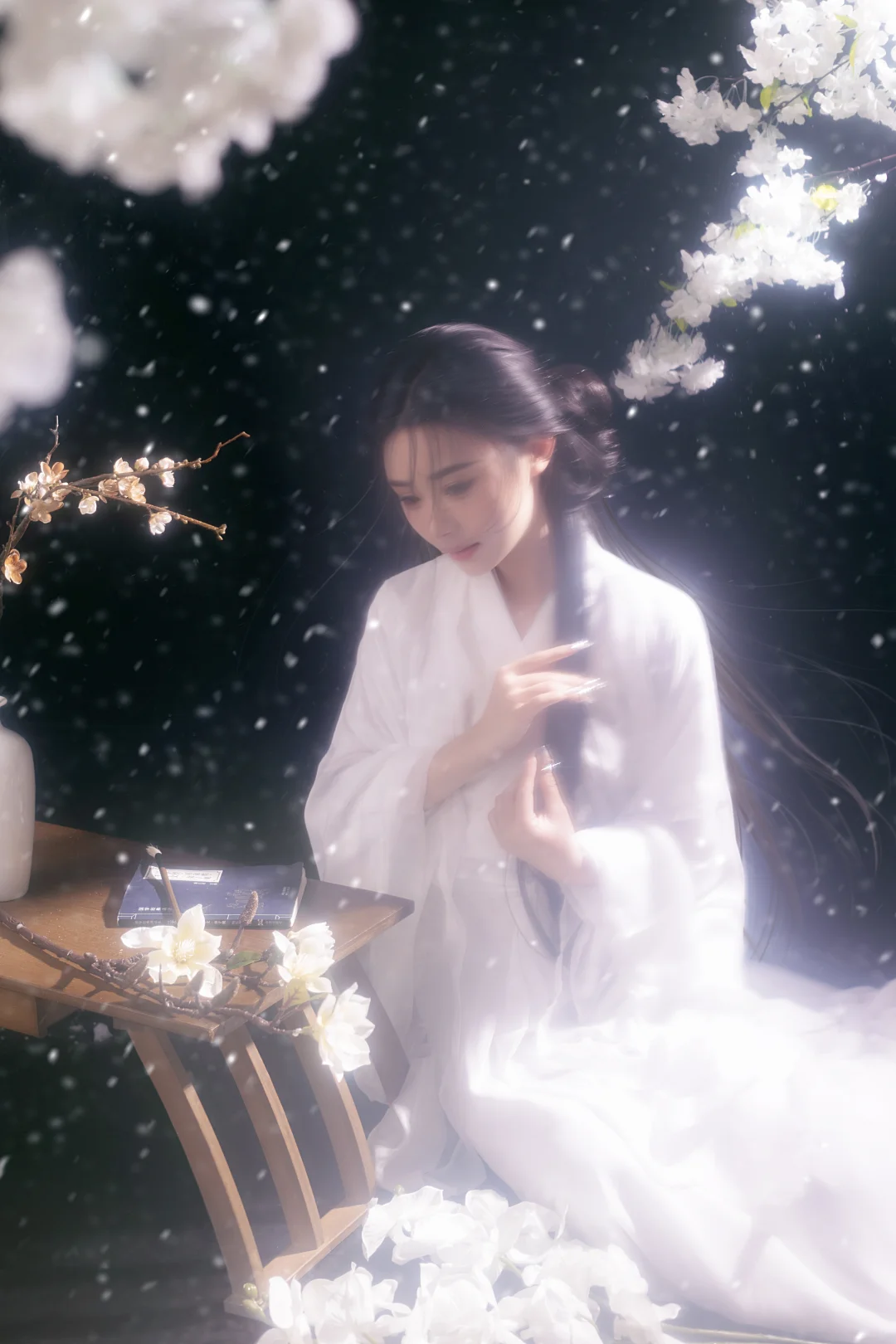 古风写真｜白衣胜雪，仙气飘飘的古风少女