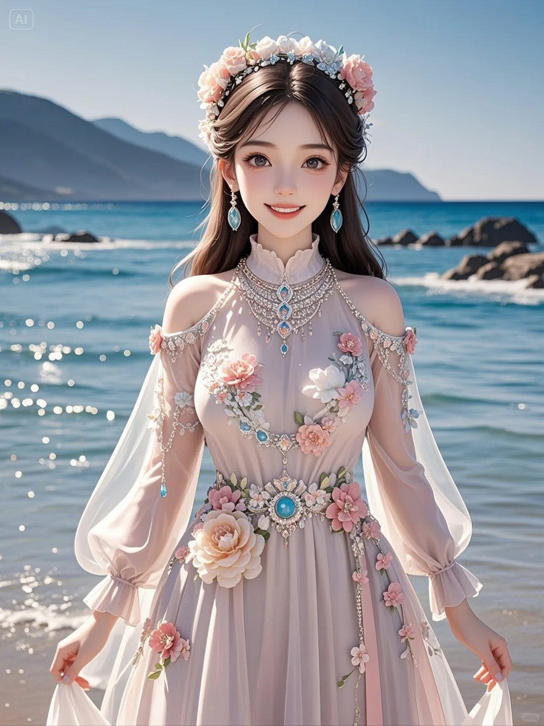 邂逅春日花仙子，美到心巴上啦Ai第286幅