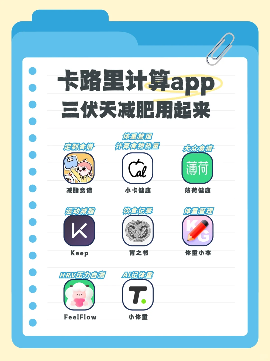卡路里计算app！三伏天减肥必备