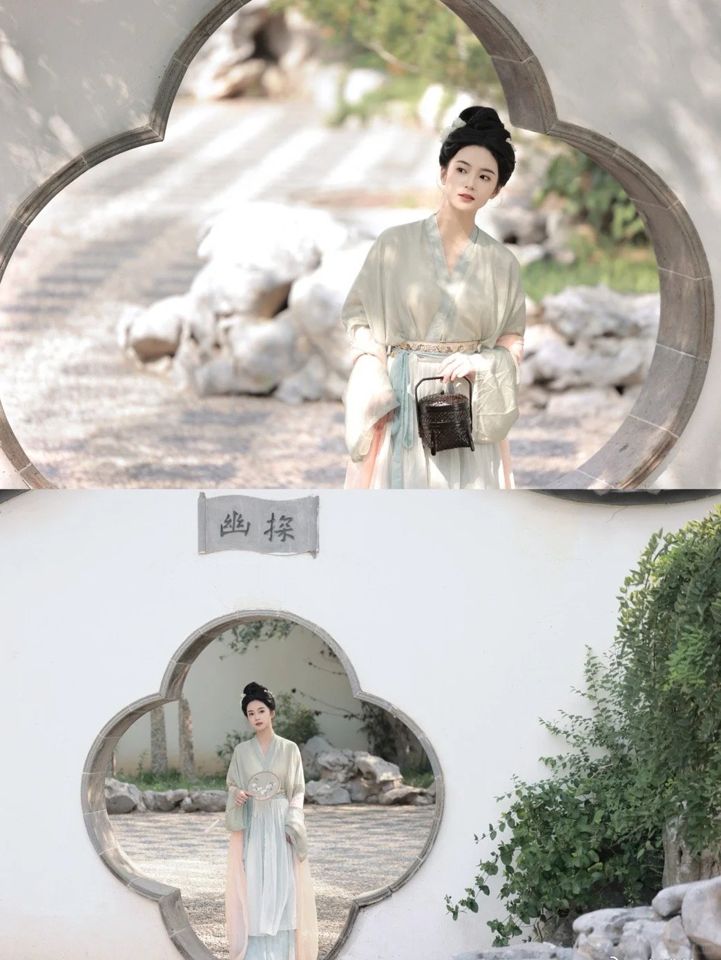 张雅钦这组清冷古装 像极了那画中人