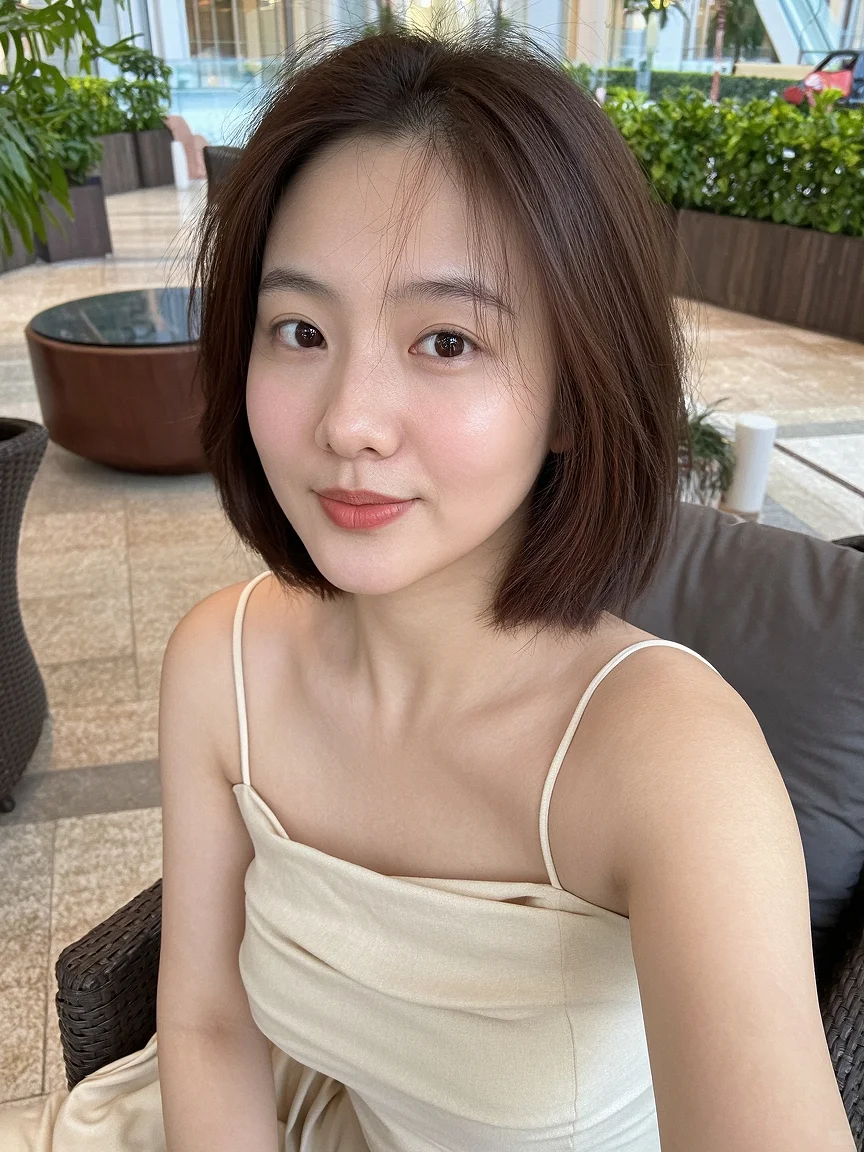 素颜这样出来，吓着你啦吗