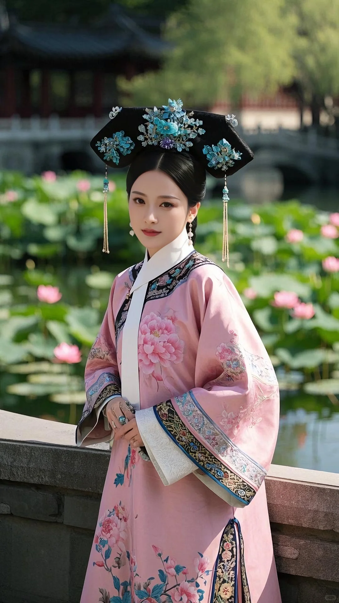 粉色系清宫娘娘簪花🌺（48）