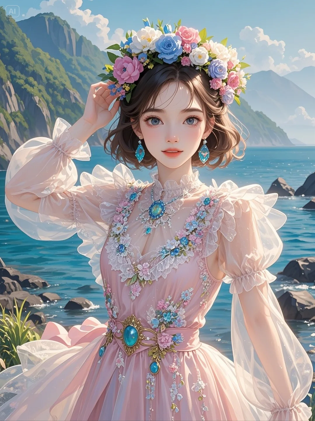 邂逅春日花仙子，美到心巴上啦Ai第286幅