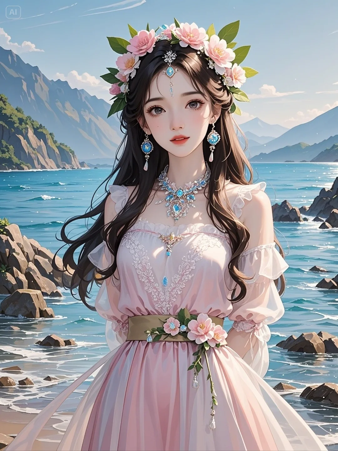 邂逅春日花仙子，美到心巴上啦Ai第286幅
