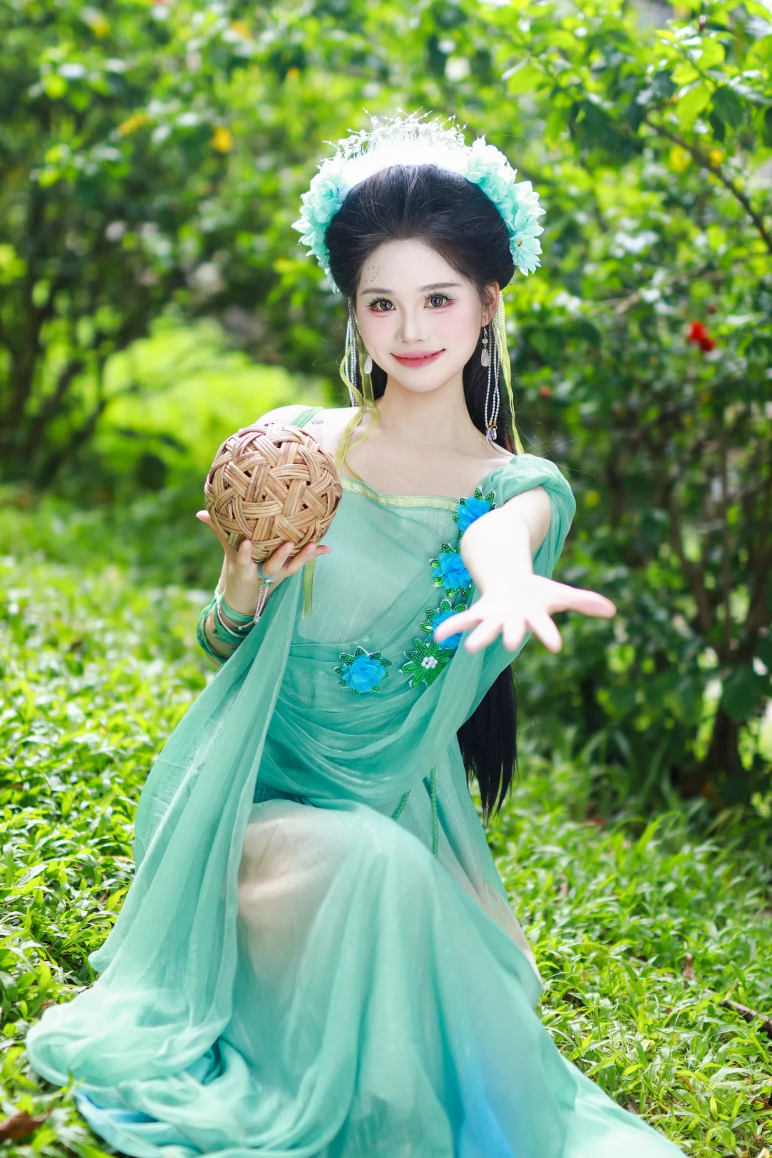 当然要拍最漂亮的青儿啦！！